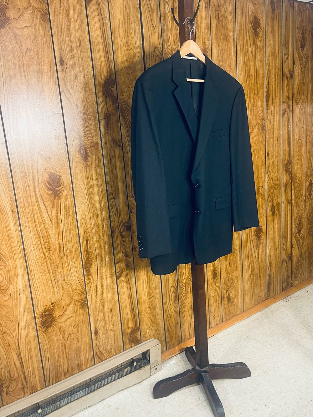 Burberry London Classic Men's Black Blazer - Timeless Formal Jacket